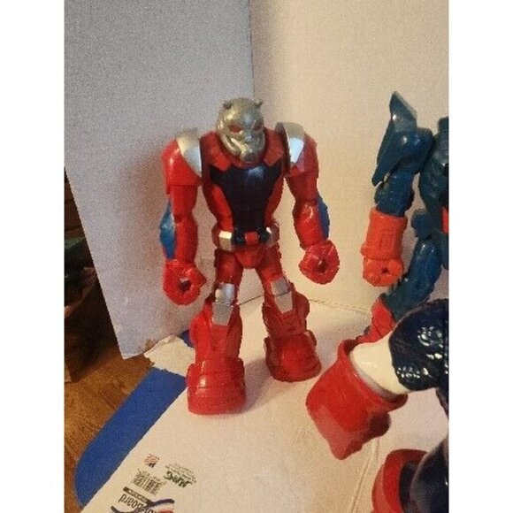 Lot of 4 Action Figures 12" Transformers Toy Robot figure transformer Captain - Picture 3 of 13